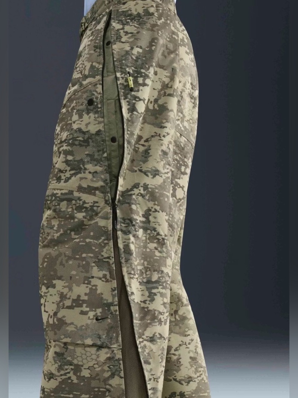 Nike Tech X Cordura Rugged Mens Camo Woven Pants -Zip Utility (lO7487-276) XL